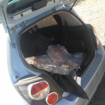 Puente Dique: Policía decomisó carne que era transportada de forma irregular