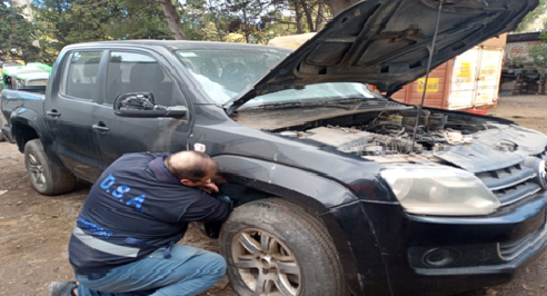 Policía secuestró una camioneta “gemela” en un taller mecánico
