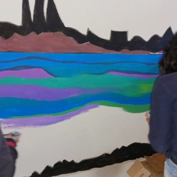 El proyecto socio cultural “Pintando Murales” llegó a la Comisaría 27° de Bariloche