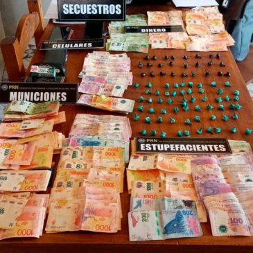 La Policía de Río Negro desarticuló un punto de venta de drogas en General Roca