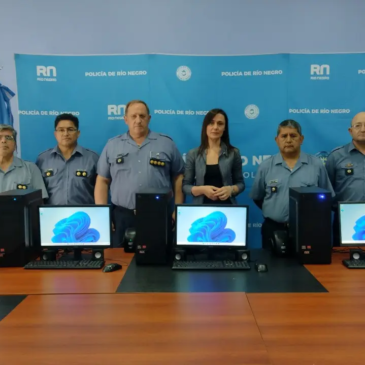 Se entregaron 185 computadoras para la Policía de Río Negro