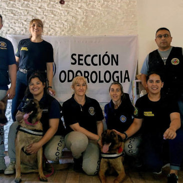 Personal de Criminalística brindó una capacitación en Odorología a la Policía de Chubut