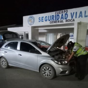 General Roca: recuperan un auto con pedido de secuestro