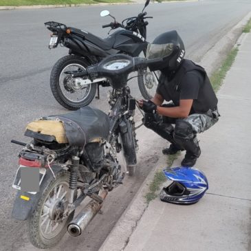 Secuestran motos en operativos de control vehicular en Villa Regina