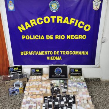 La Policía de Río Negro desactivó tres puntos de venta de drogas en Conesa, San Antonio Oeste y Las Grutas