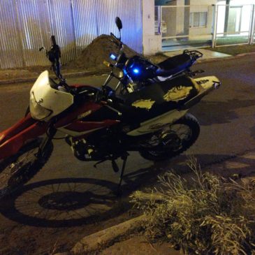 Recuperan motocicleta sustraída en Viedma