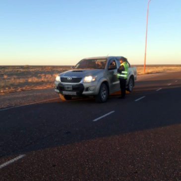 Se identificaron más de 250 vehículos en Los Menucos, Sierra Colorada y Ramos Mexia