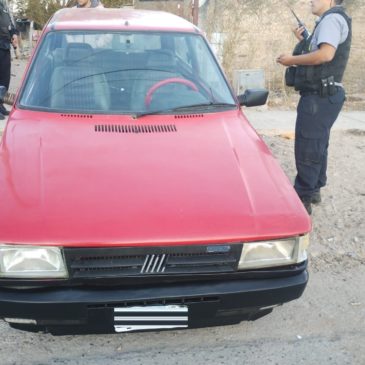 Secuestran en Roca un auto con pedido de secuestro de Cipolletti