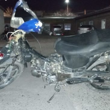 Recuperan moto robada en Villa Regina