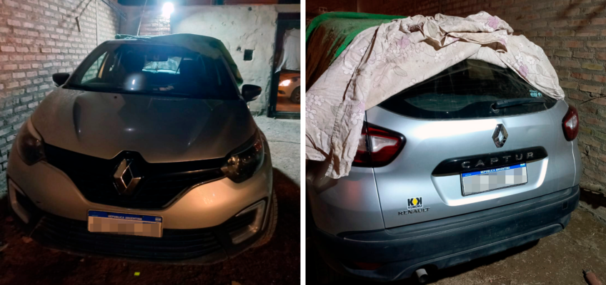 Fernández Oro: la Policía recuperó un vehículo robado en Cipolletti