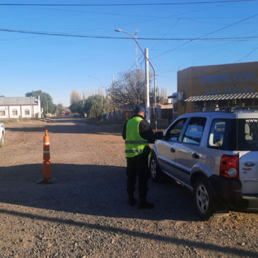 Se controlaron más de 2000 vehículos durante la última semana en Choele Choel y Río Colorado