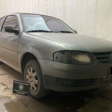 Cipolletti: la Policía recuperó un auto con pedido de secuestro