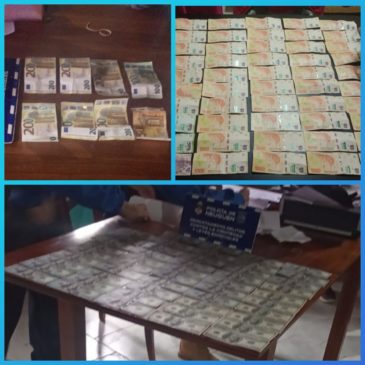 La Policía de Río Negro secuestró dinero en efectivo y armas de fuego en múltiples allanamientos en Villa Regina