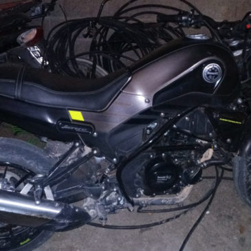 La Brigada Motorizada de Apoyo recuperó en Allen una moto con pedido de secuestro