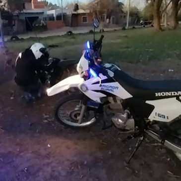 La Policía recuperó una moto con pedido de secuestro en Paso Córdoba