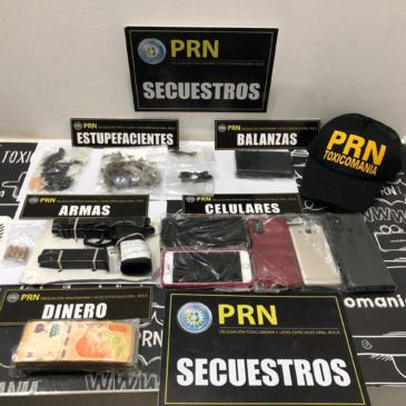 La Policía de Río Negro desarticuló otro  punto de venta de estupefacientes en General Roca