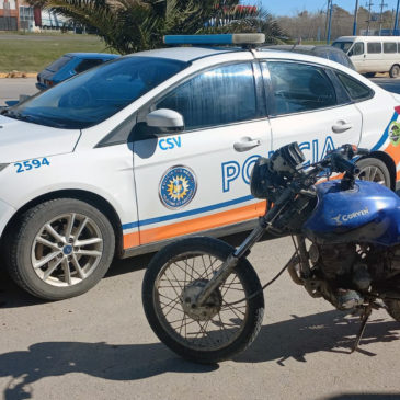 La Policía secuestró una moto con irregularidades en General Roca