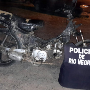 La Policía recuperó una moto robada en General Conesa