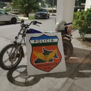 Policía secuestró una motocicleta en General Roca