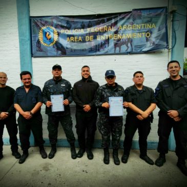 La Policía de Río Negro se capacitó con personal de Bomberos de la Policía Federal