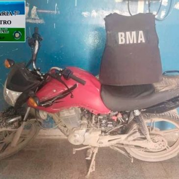 Recuperan en Cinco Saltos una moto que fue robada en Neuquén