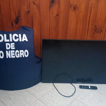Conesa: recuperaron un televisor robado que había sido vendido