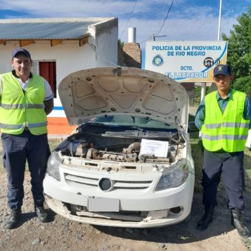 Campo Grande: incautan auto que contaba con pedido de secuestro en Neuquén