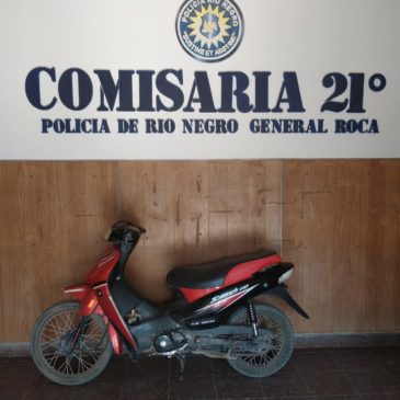 La Policía de Río Negro secuestró un auto y dos motos en diversos operativos en General Roca