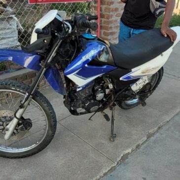 Viedma: recuperan una moto con pedido de secuestro por hurto