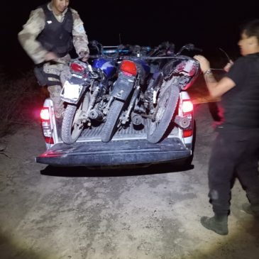 Tres motos secuestradas en General Roca