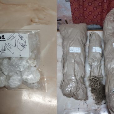 Encuentran cocaína y plantas de marihuana durante un allanamiento en el Barrio Manzanar de Cipolletti