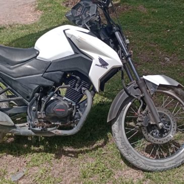 Recuperan una moto robada que era ofrecida a la venta por Facebook