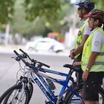 Los bicipolicías colaboran activamente en la prevención del delito