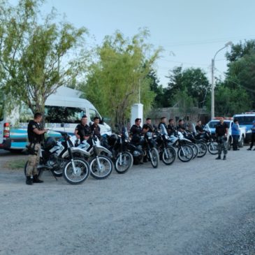 Operativos de control en Chacramonte: la Policía retuvo 11 motos y un auto