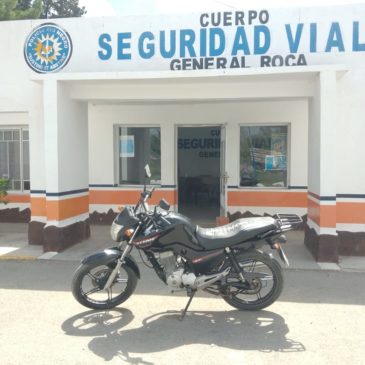 General Roca: Policía recuperó una motocicleta con pedido de secuestro de Neuquén
