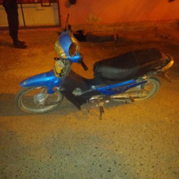 Viedma: Policía recuperó una moto sustraída en la vía pública