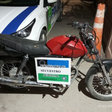 Recuperan dos motos robadas en Catriel