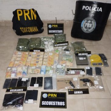 Narcotráfico: Policía desbarató una red delictiva que traficaba drogas en General Roca