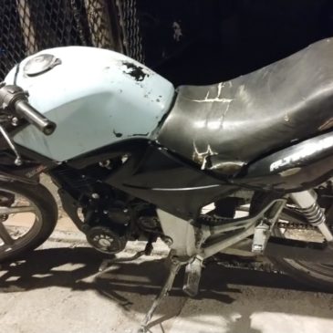 Bariloche: secuestran una moto robada que era trasladada a tiro por un delincuente