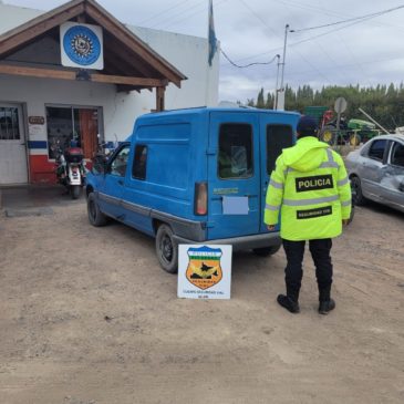 Allen: incautan vehículo que contaba con pedido de secuestro por robo en Neuquén