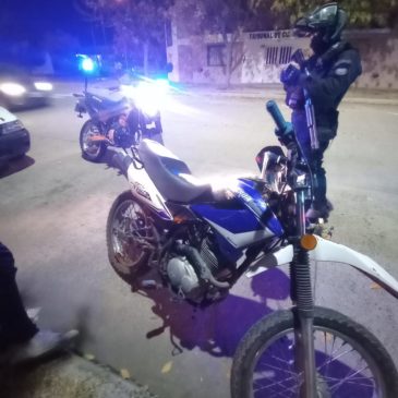 Dos motos secuestradas en operativos de prevención en Viedma