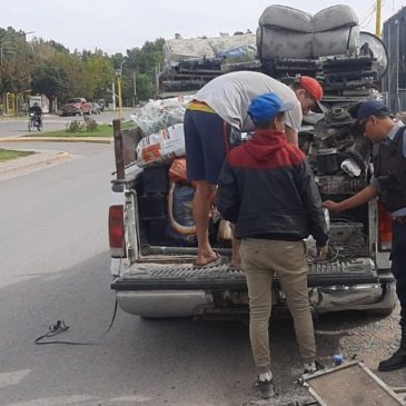 Tráfico de metales: Policía recuperó cables de aluminio robados a la empresa Edersa