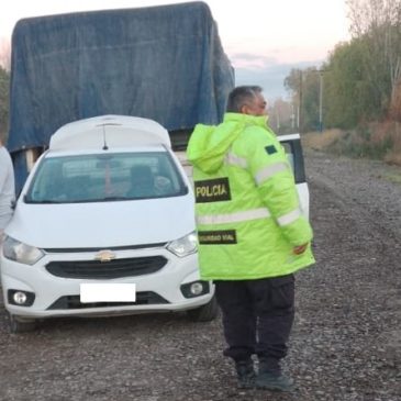 General Roca: Policía decomisó costillares que eran trasladados de un camión a un auto