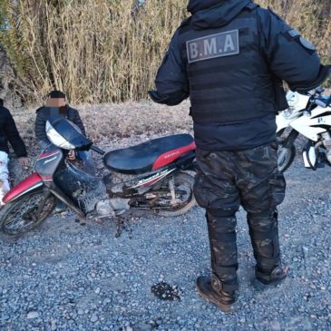 La Brigada Motorizada recuperó una moto con pedido de secuestro de Neuquén