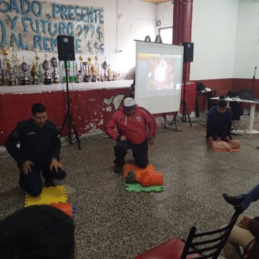 Chimpay: personal policial y de otras instituciones aprendieron técnicas para salvar vidas