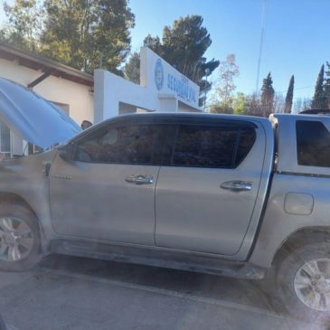 Policía secuestró camioneta con irregularidades en General Roca