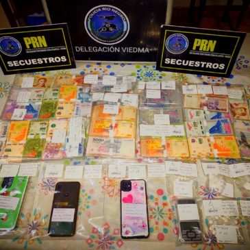 La Policía de Río Negro desarticuló un punto de venta de drogas en San Javier