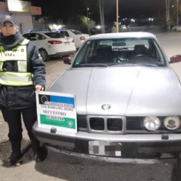 Barda del Medio: en control vehicular incautan rodado con pedido de secuestro en Mendoza