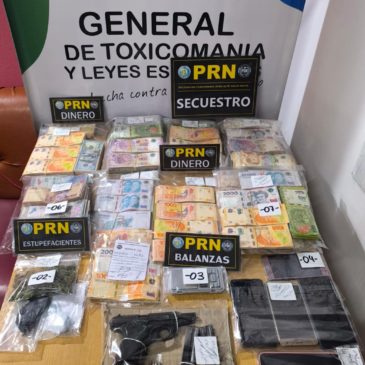 La Policía de Río Negro desarticuló puntos de venta de drogas en Cipolletti