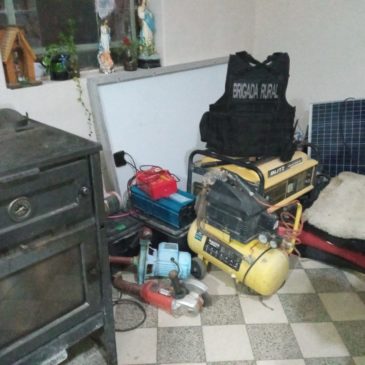 San Antonio Oeste: recuperan elementos robados que estaban ocultos